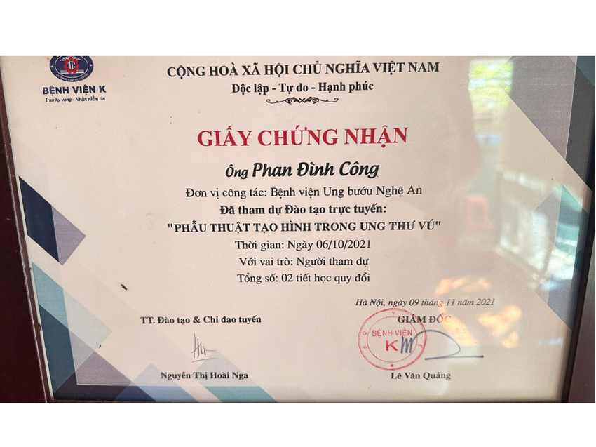 bằng cấp của bác sĩ david công