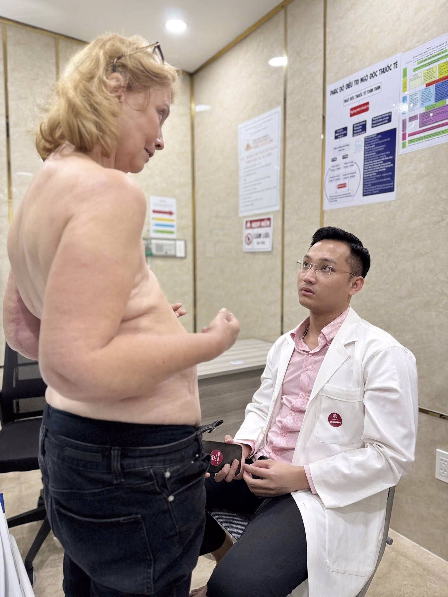 The patient was consulted by Dr. David Cong