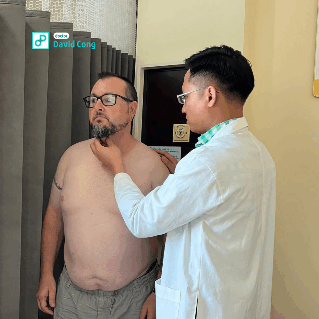 The client was consulted by Dr David Công